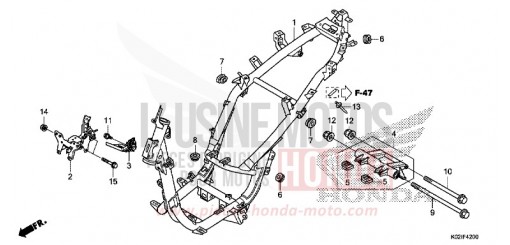 CARROSSERIE DE CHASSIS SH150G de 2016
